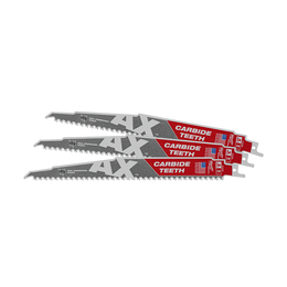 SAWZALL™ The AX™ with Carbide Teeth 230mm 9" 5TPI Blade 3 Pack