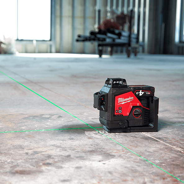 MILWAUKEE M12 3PL-401C three-dimensional laser with 3 green 360°