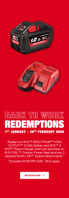 Milwaukee Redemptions - 1st January - 28th February 2025