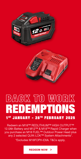 Milwaukee Redemptions - 1st January - 28th February 2025